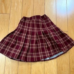 Plaid skirt